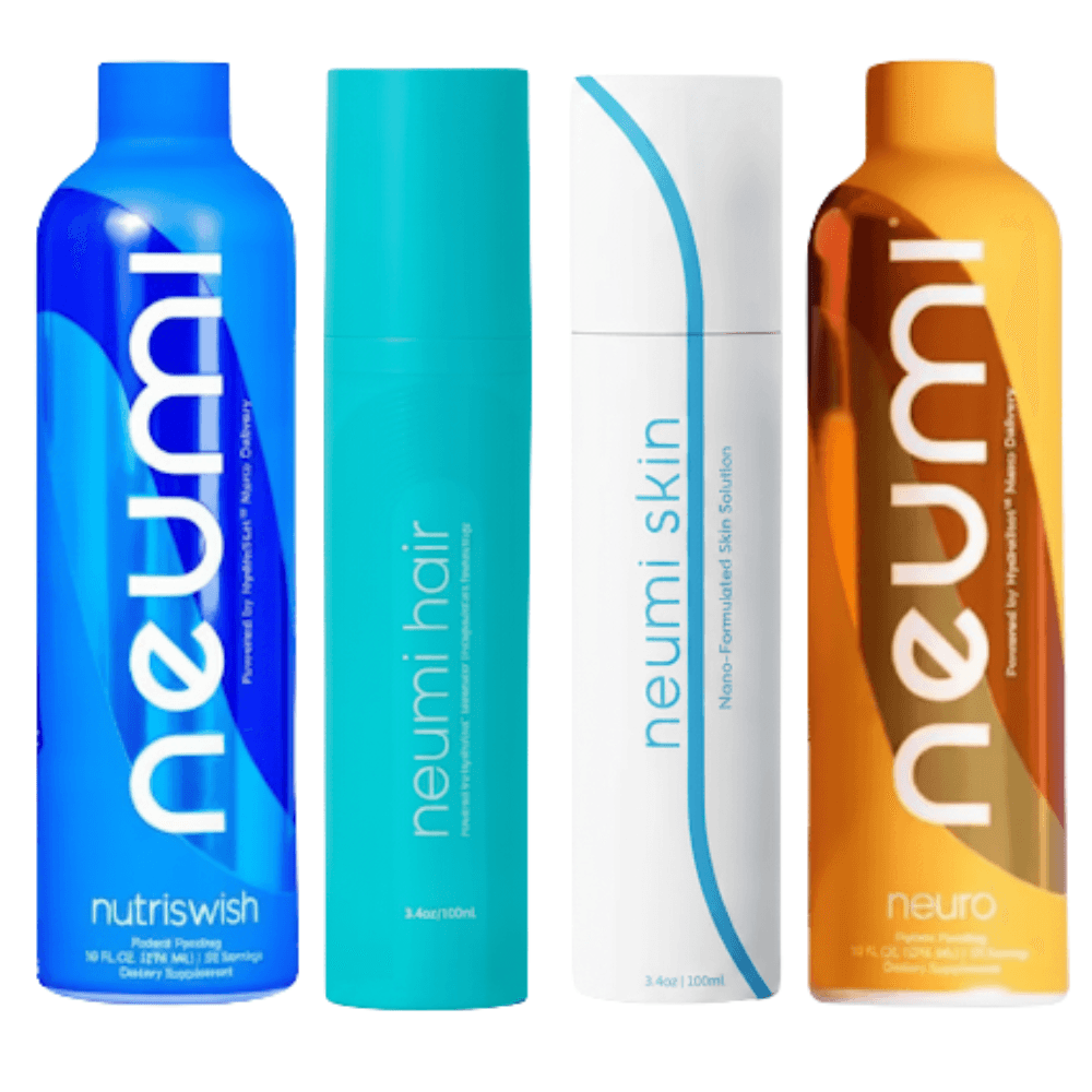 Pełen Zestaw Neumi Ultimate Total Wellness Pack – NutriSwish + Neuro + Skin + Hair (Kompletny Rytuał Nano)