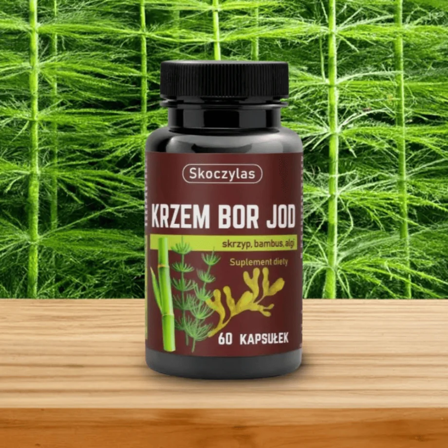 Jod zawarty w suplemencie Skoczylas wspiera prawidłowe funkcjonowanie tarczycy i metabolizm