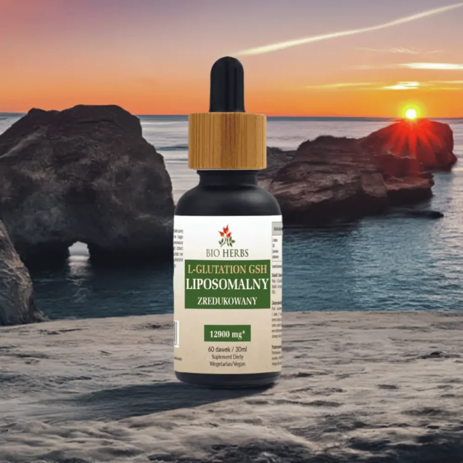 L-Glutation GSH Liposomalny Zredukowany 12900 mg butelka z kroplomierzem - suplement diety 3 Filary Zdrowia
