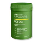 Opakowanie Formeds LIPOCAPS K2+D3 – widok przedni.