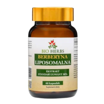 Berberyna Liposomalna 98% Bio Herbs - opakowanie 60 kapsułek od 3 Filary Zdrowia"