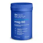 Opakowanie suplementu Bicaps MAG B6 od Formeds zawierający magnez i witaminę B6 w czystych kapsułkach