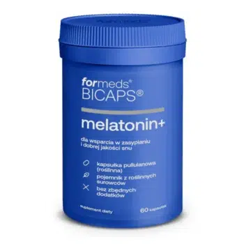 BiCaps Melatonine 1mg - naturalna melatonina w formomikrosferach na zdrowy sen