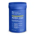 BICAPS ADEK MAX suplement z wysokimi dawkami witamin A, D3, E, K2 ForMeds 60 kapsułek