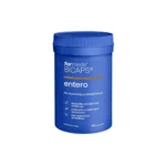 probiotyk bicaps entero w niebieskim opakowaniu na białym tle