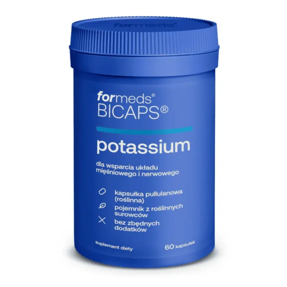 BICAPS POTASSIUM suplement diety z cytrynianem potasu ForMeds 60 kapsułek