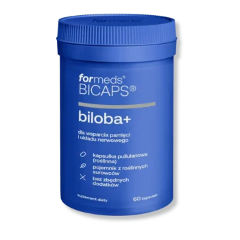 Opakowanie Formeds BICAPS Biloba+ – widok przedni