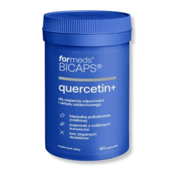 Opakowanie Bicaps Quercetin Plus od Formeds – widok z przodu.