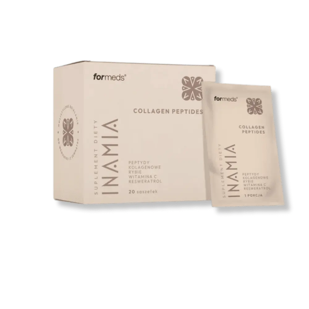 Opakowanie Formeds INAMIA Collagen Peptides – widok przedni.