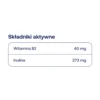 Tabela ze składem suplementu bicaps b 2 od formeds