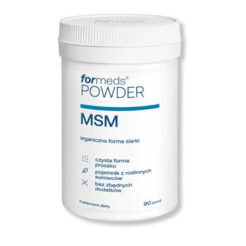 Opakowanie Formeds POWDER MSM z porcją proszku