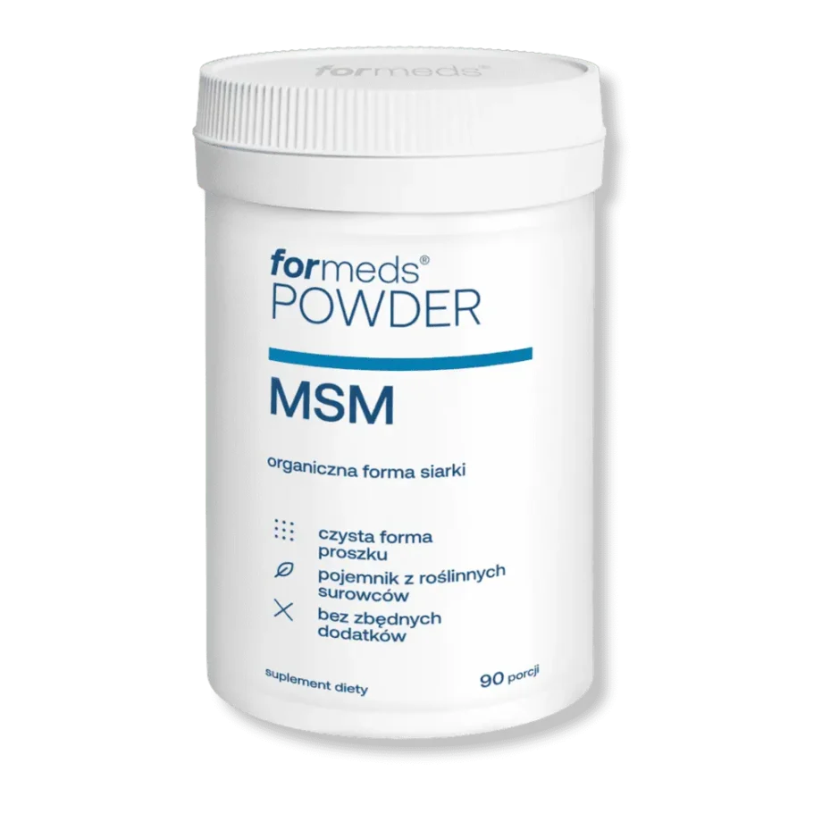Opakowanie Formeds POWDER MSM z porcją proszku
