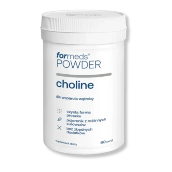 białe opakowanie powder choline od formeds