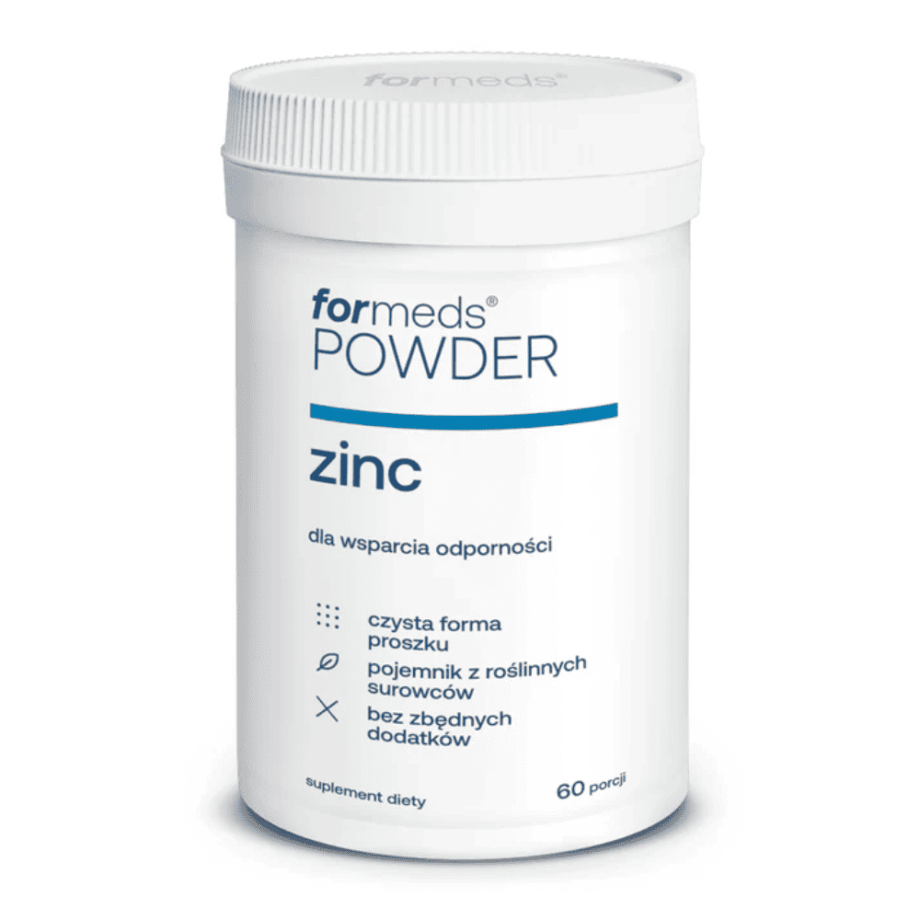 POWDER ZINC suplement diety z cynkiem w proszku ForMeds 60 porcji