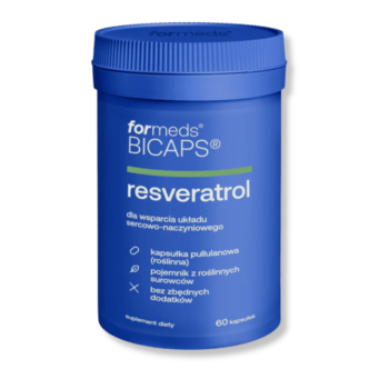 niebieskie opakowanie resveratrol od formeds
