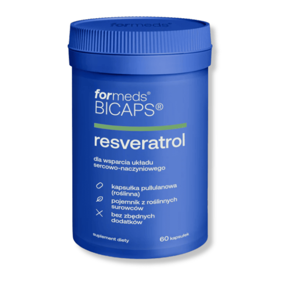 niebieskie opakowanie resveratrol od formeds