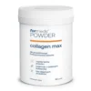 Kolagen Max Formeds w eleganckim opakowaniu na białym tle - suplement zawierający 5000 mg peptydów kolagenowych, kwas hialuronowy i witaminy dla zdrowia skóry i stawów.