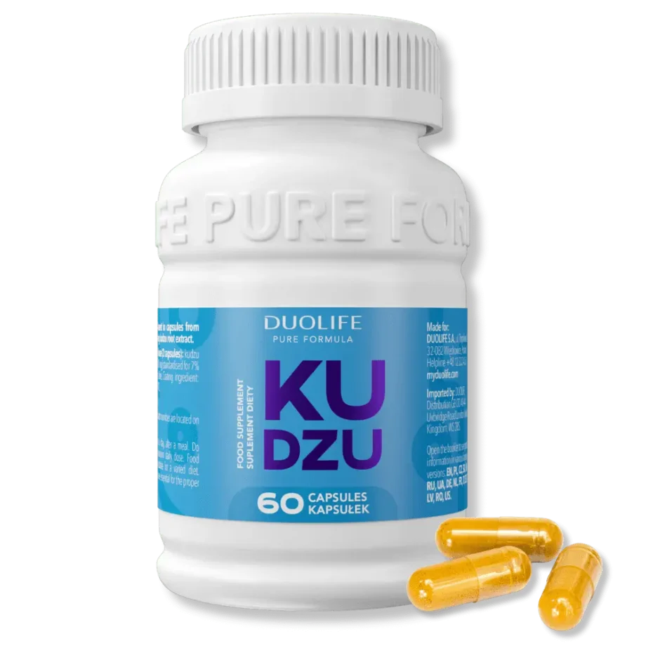 Duolife kudzu z dwoma kapsułkami