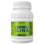 Opakowanie duolife spirulina na bezbarwnym tle