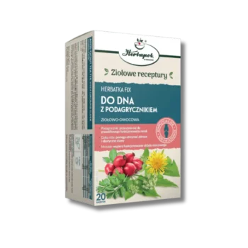 Opakowanie herbatki fix Do dna z podagrycznikiem