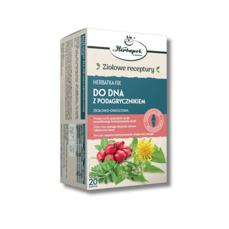 Opakowanie herbatki fix Do dna z podagrycznikiem