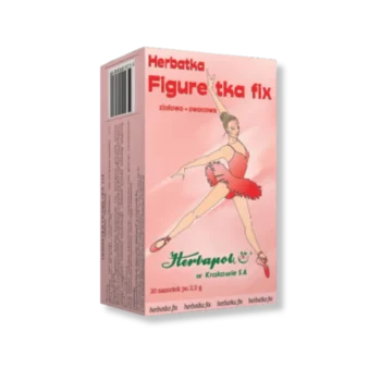 Wizualizacja opakowania herbatki fix figuretka