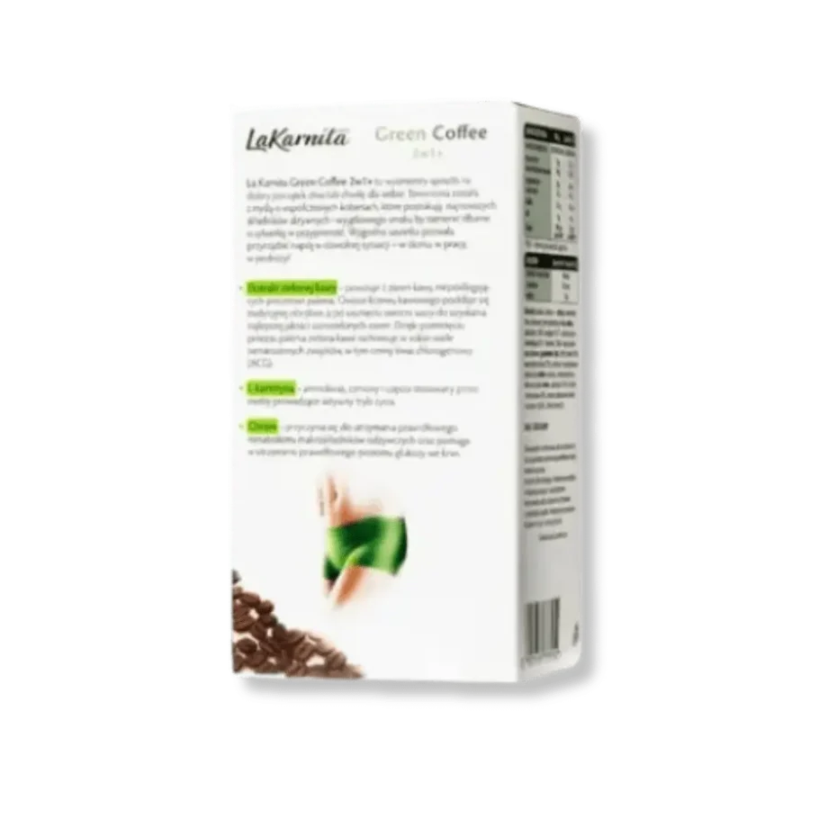 Opakowanie La Karnita GREEN COFFEE 2w1+ – przód