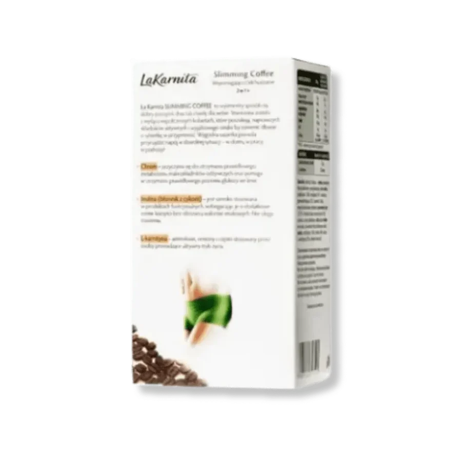 Opakowanie La Karnita SLIMMING COFFEE 2w1+ – tył
