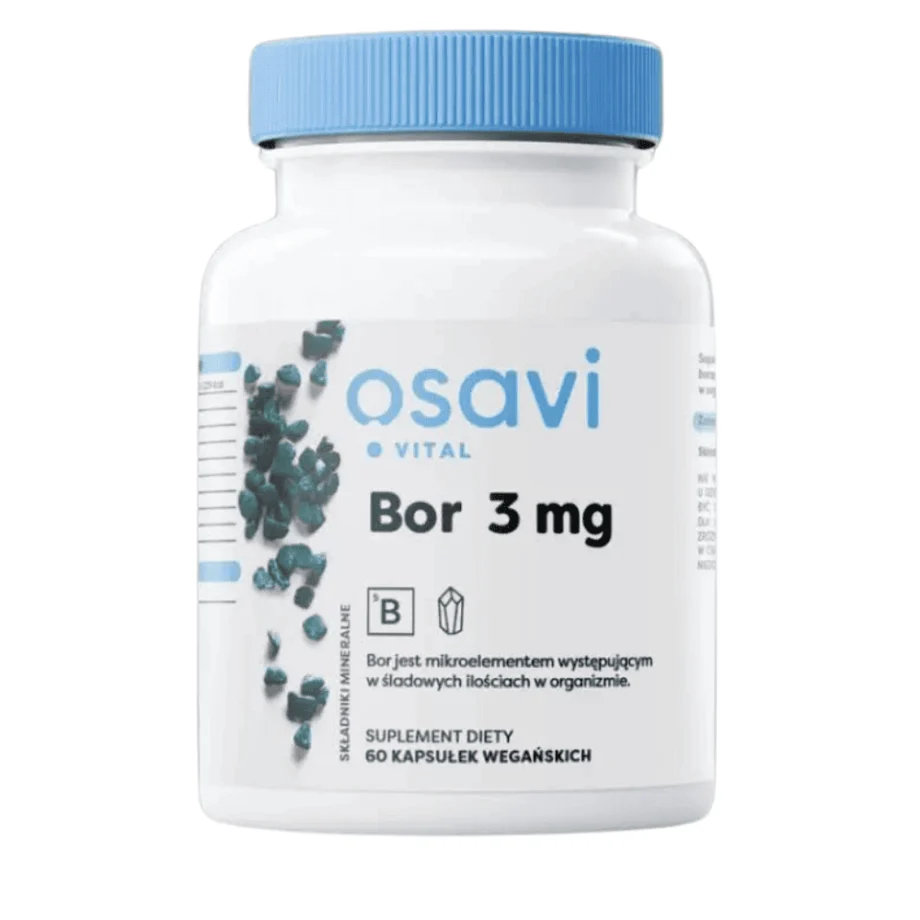 Osavi Bor 3 mg - suplement diety z borem dla zdrowia kości i równowagi hormonalnej