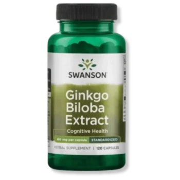 Opakowanie swanson ginkgo biloba.