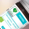 Zbliżenie na opakowanie suplementu prostata od beorganic