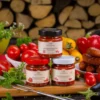 Trzy słoiczki naturalnych keczupów z ogródka dziadunia