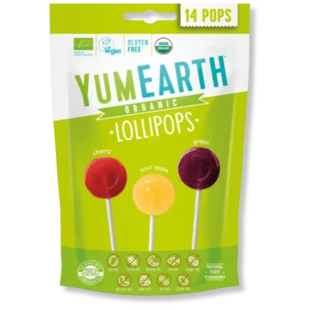 Opakowanie lizaków kwaśnych yumearth