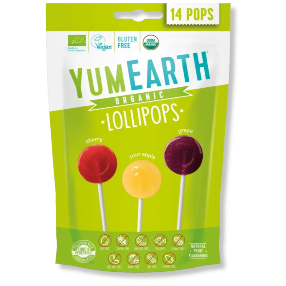 Opakowanie lizaków kwaśnych yumearth
