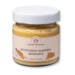 Musztarda miodowa ogródek dziadunia w słoiku