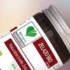 Słoik z tabletkami z żelazem organicznym