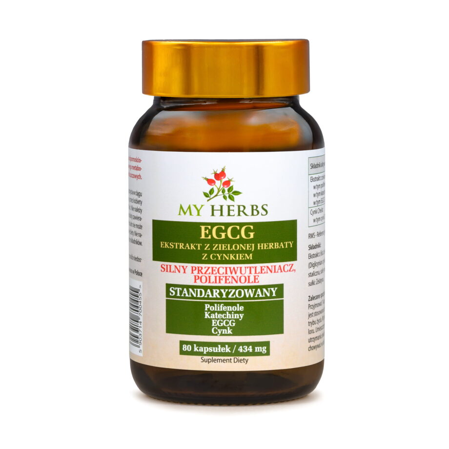 egcg z cynkiem od my herbs na białym tle
