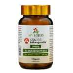 Ashwaganda KSM-66 My Herbs w sklepie 3 filary zdrowia na białym tle
