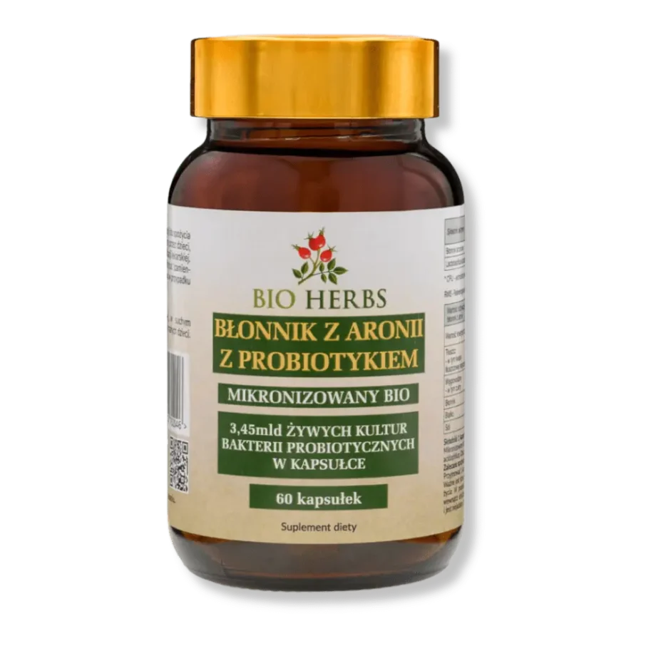 Słoiczek błonnika z aronii bioherbs