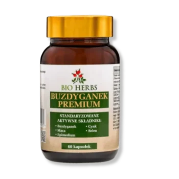 Słoik buzdyganku premium firmy bioherbs