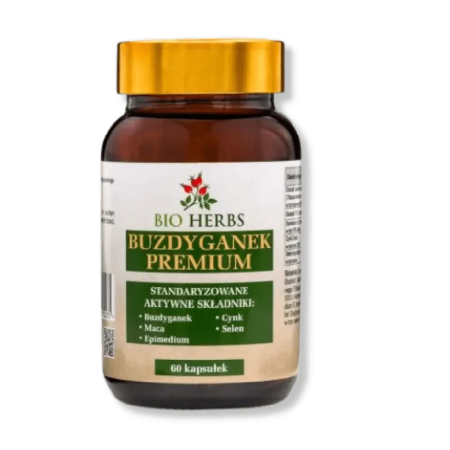 Słoik buzdyganku premium firmy bioherbs