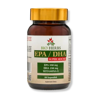 Słoik siuplementu epa dha od bio herbs