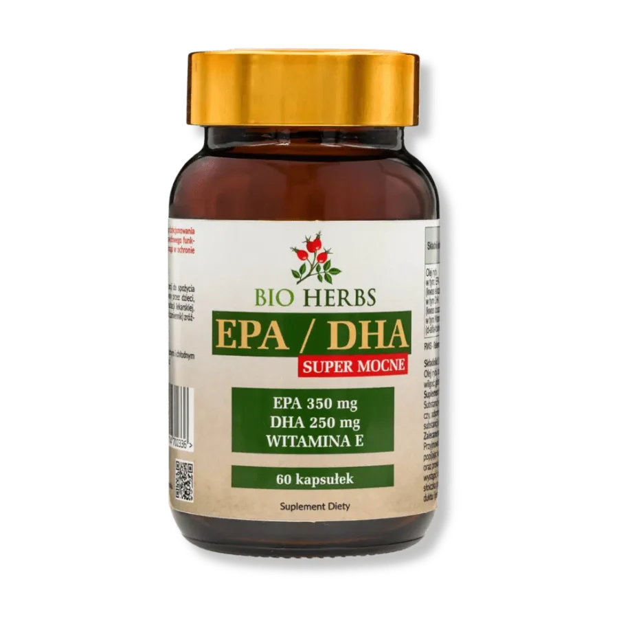 Słoik siuplementu epa dha od bio herbs