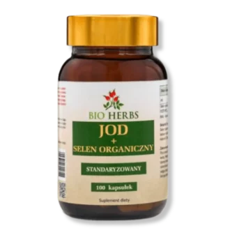 Suplement diety jod z selenem w kapsułkach od bio herbs
