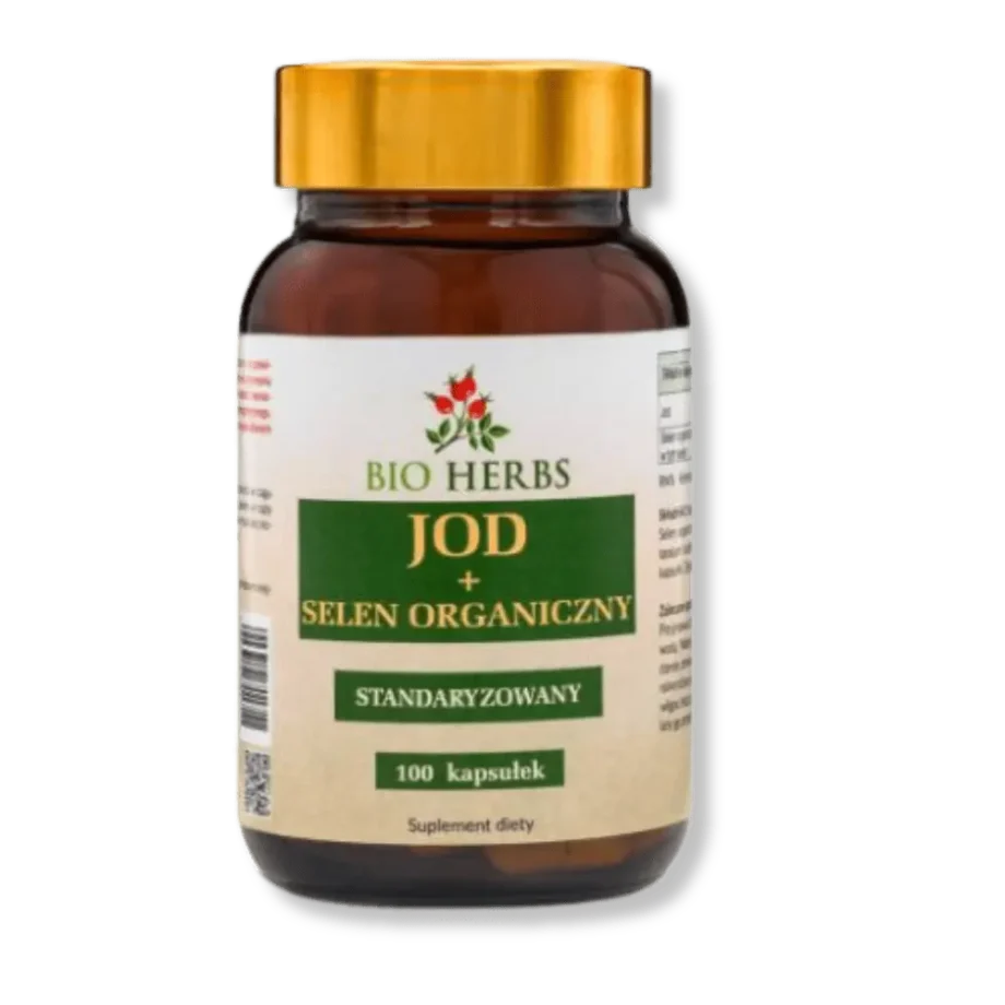 Suplement diety jod z selenem w kapsułkach od bio herbs