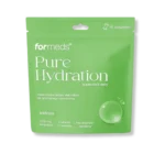 Pure hydrate matcha od formeds, opakowanie na przeźroczystym, tle