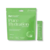 Pure hydration matcha opakowanie zbiorcze oraz pojedyncza saszetka