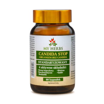 candida stop w brązowej butelce od my herbs