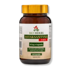 Słoiczek suplementu diety bio herbs astaksantyna naturalna