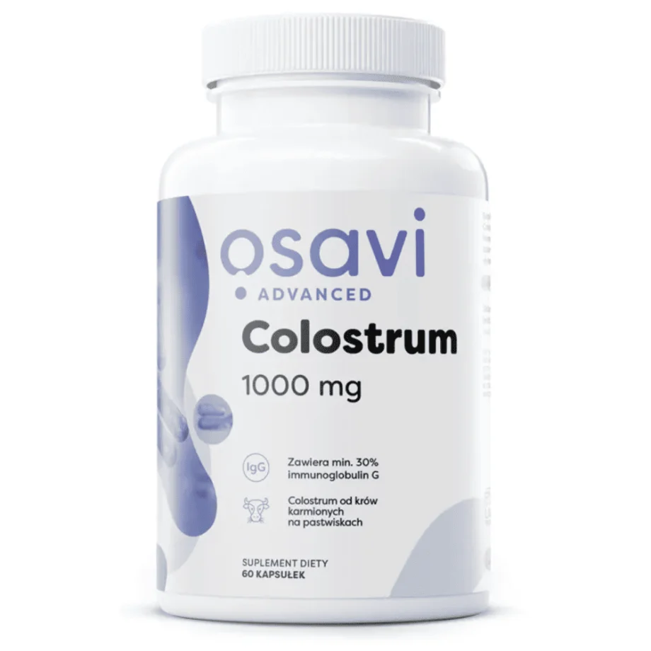 Colostrum Osavi 1000 mg w kapsułkach - naturalna siara bydlęca na wzmocnienie odporności